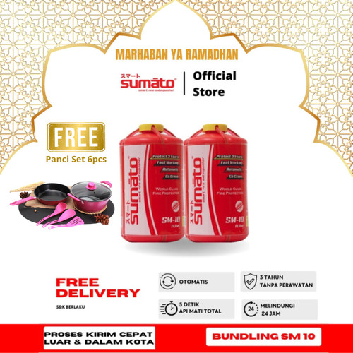 Sumato - Alat Pemadam Api Otomatis Bundling 2 pcs SM 10