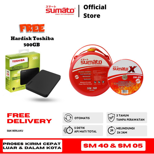 [EZO.0200042] Sumato - Alat Pemadam Api Otomatis Bundling 2 Pcs SM 05 SM 40