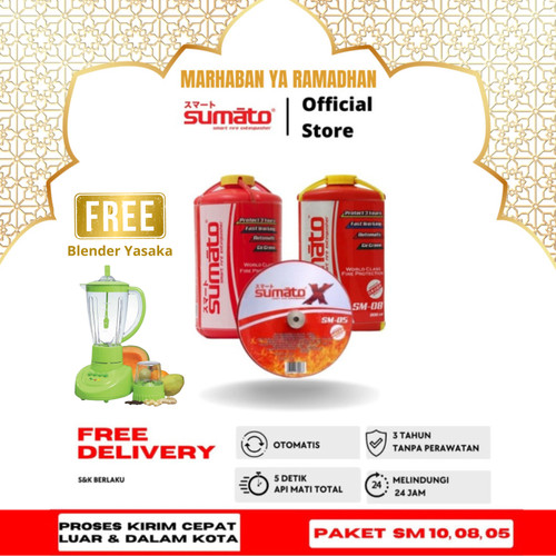 Sumato - Alat Pemadam Api Otomatis Bundling 3 pcs SM 05 SM 08 SM 10