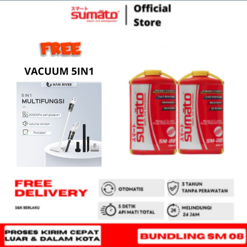 [EZO.0200024] SUMATO - APAR - ALAT PEMADAM API OTOMATIS - BUNDLING SM 08 - 2 Pcs