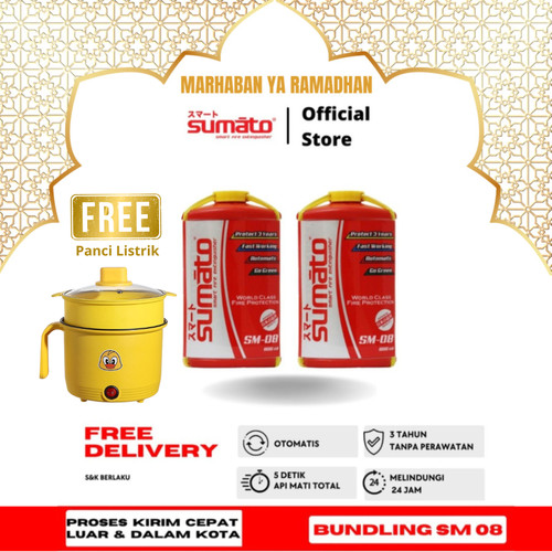 SUMATO - APAR - ALAT PEMADAM API OTOMATIS - BUNDLING SM 08 - 2 Pcs