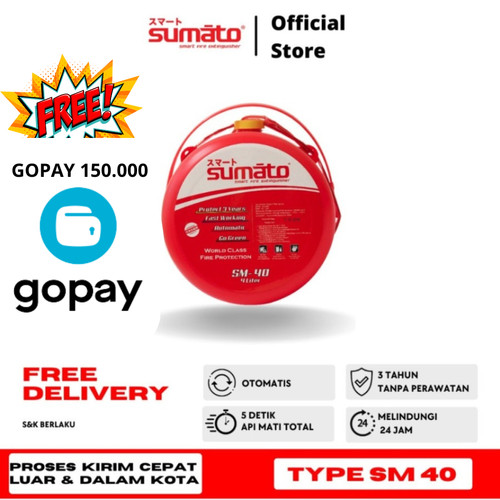 [EZO.0200025] APAR - Alat Pemadam Api Ringan Merk Sumato Type SM-40