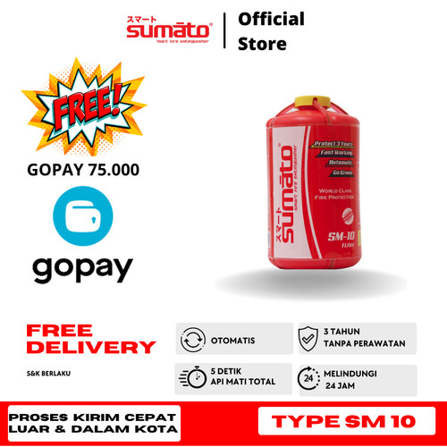 [EZO.0200028] Sumato alat pemadam api otomatis, SM-10