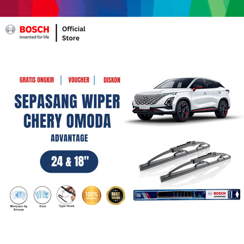 ⁠Bosch Wiper Mobil Chery Omoda Advantage  24"&18"