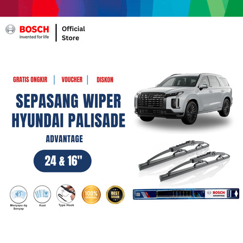 [EZR.2400096] ⁠Bosch Wiper Kaca Mobil Hyundai Palisade Advantage  26 dan 20 Inci