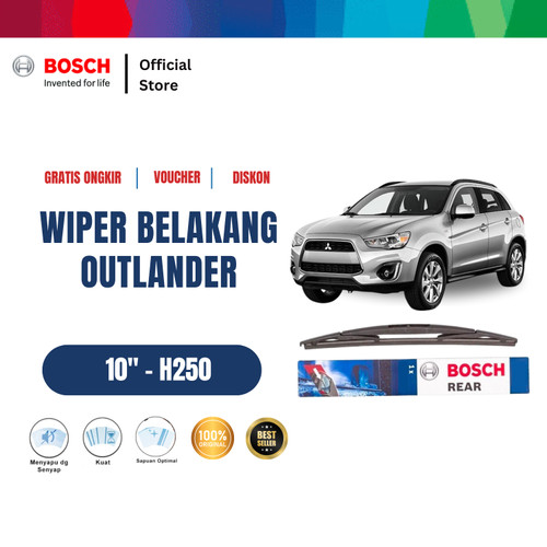 [EZR.2400166] Bosch H250 Wiper Belakang Mobil Mitsubishi Outlander - 1 Pcs