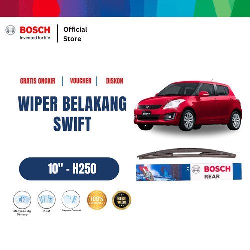 [EZR.2400174] Bosch H250 Wiper Belakang Mobil Suzuki Swift - 1 Pcs