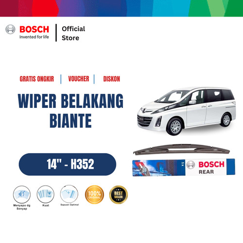[EZR.2400176] Bosch Rear Wiper Belakang Mobil Mazda Biante Lock 2 14" H352