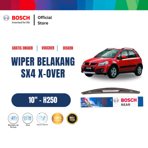 [EZR.2400179] Bosch H250 Wiper Belakang Mobil Suzuki X-Over - 1 Pcs