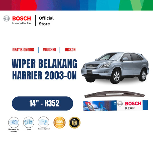 [EZR.2400180] Bosch H352 Rear Wiper Belakang Mobil Toyota Harrier - Lock 2 Size 14 Inci