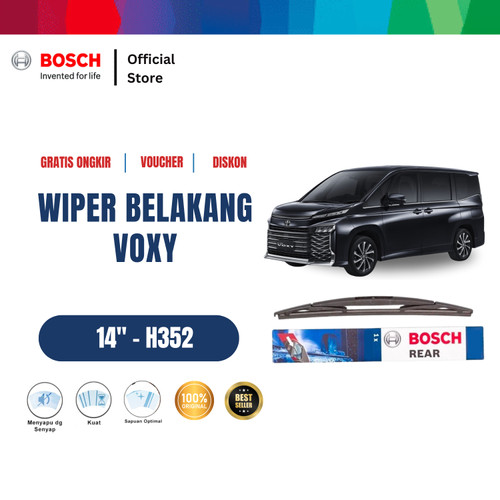 [EZR.2400185] Bosch H352 Rear Wiper Kaca Belakang Mobil Toyota Voxy - Lock 2 Size 14 Inci