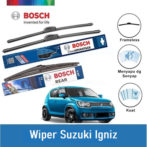 [EZR.2400202] Bosch Sepasang Wiper Mobil Suzuki Ignis Frameless New 20 - 18 Inci dan H307