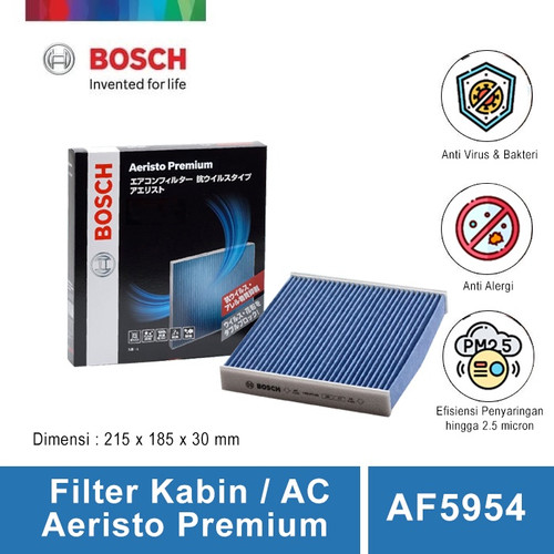 [EZR.2400799] Bosch AF5954 Aeristo Premium Filter Kabin/AC mobil Alphard Gen3 Innova
