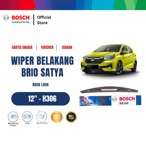 [EZR.2400261] Bosch Rear Wiper Belakang Mobil Honda Brio Satya Rock Lock 12" H306