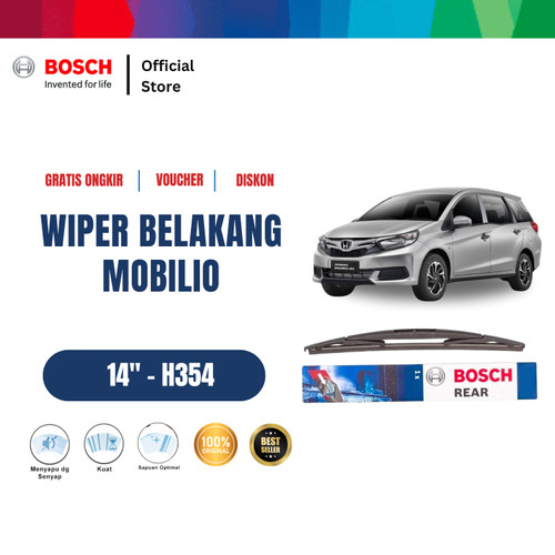 [EZR.2400268] Bosch Rear Wiper Belakang Mobil Honda Mobilio Rock Lock "14" H354