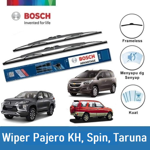 [EZR.2400359] Bosch Wiper Mobil Rush, Pajero Sport KH, Spin, Taruna, Terios 21 dan 18 Inci