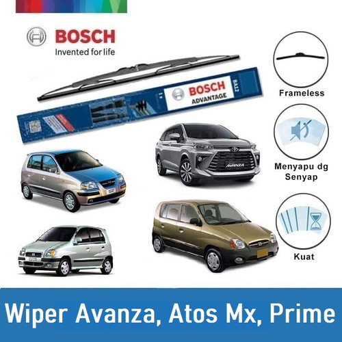 [EZR.2400361] Bosch Wiper Mobil Avanza, Atoz Mx, Atoz Prime, Visto 16 dan 20 Inci