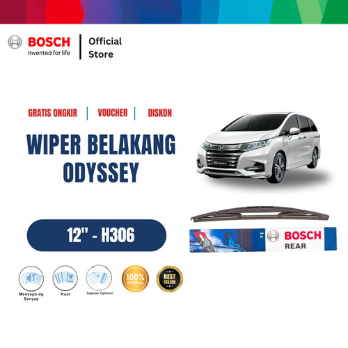 [EZR.2400379] Bosch Rear Wiper Kaca Belakang Mobil Honda Odyssey Rock Lock 3 12 H306