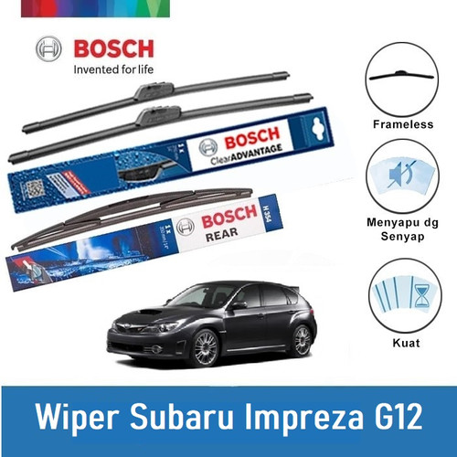 [EZR.2400448] Bosch Wiper Subaru Impreza G12 Frameless Advantage Set 24 & 16 + H354