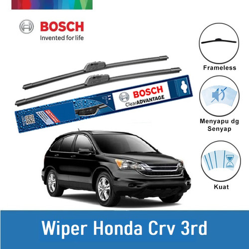 [EZR.2400452] Bosch Wiper Mobil Honda CR-V 3rd Gen Frameless Advantage 26 & 17