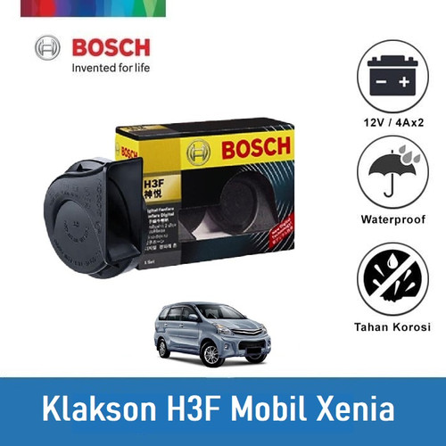 [EZR.2400458] Bosch Klakson Mobil Daihatsu Xenia H3F Digital Fanfare (Keong) Black
