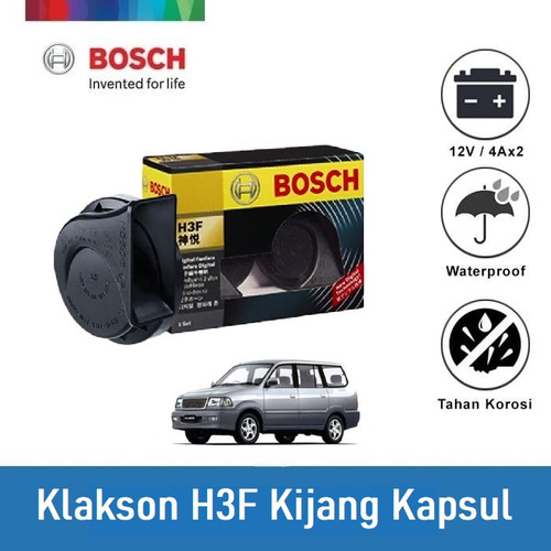 [EZR.2400462] Bosch Klakson Mobil Toyota Kijang Kapsul H3F Digital Fanfare (Keong)