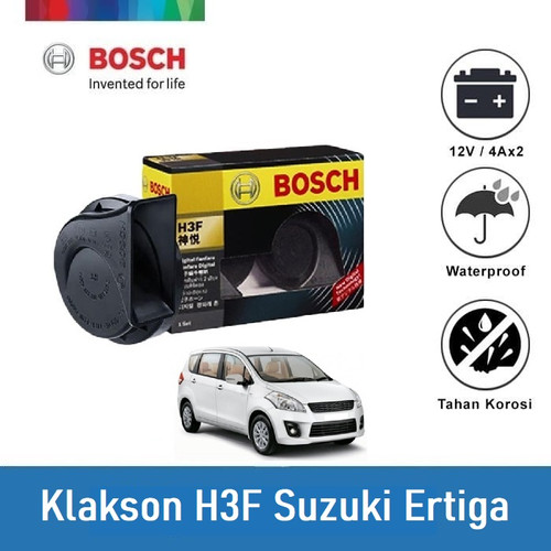 [EZR.2400466] Bosch Klakson Mobil Suzuki Ertiga H3F Digital Fanfare (Keong) Black 12