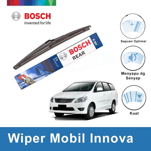 [EZR.2400494] Bosch Rear Wiper Kaca Belakang Kijang Innova Rock Lock 2 12" H307