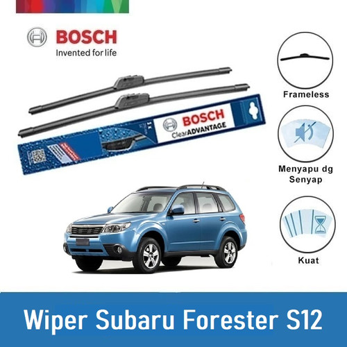[EZR.2400550] Bosch Sepasang Wiper New Clear Advantage Subaru Forester S12 24 & 18