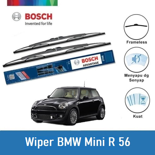 Bosch Sepasang Wiper Mobil BMW Mini R 56 (2008-2012) Advantage 18 & 18