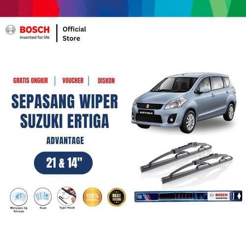 [EZR.2400757] ⁠Bosch Wiper Mobil Suzuki All New Ertiga Advantage  22 dan 16 Inci