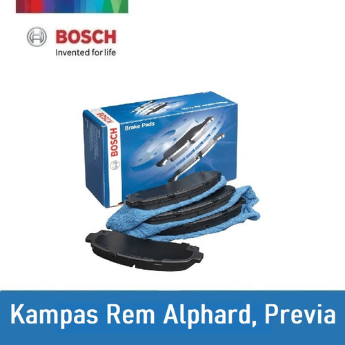 [EZR.2400777] Bosch Kampas Rem Depan u/ Mobil TOYOTA Alphard, Previa, Lexus ES (Set)