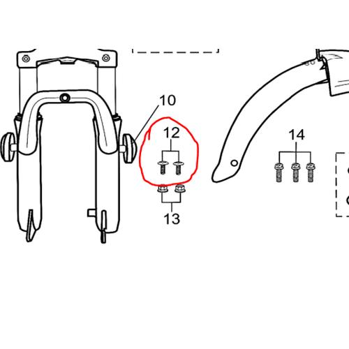 [EZM.1150188] Baut Screw Truss Head M5X12 Sepeda Listrik Ebike UNO