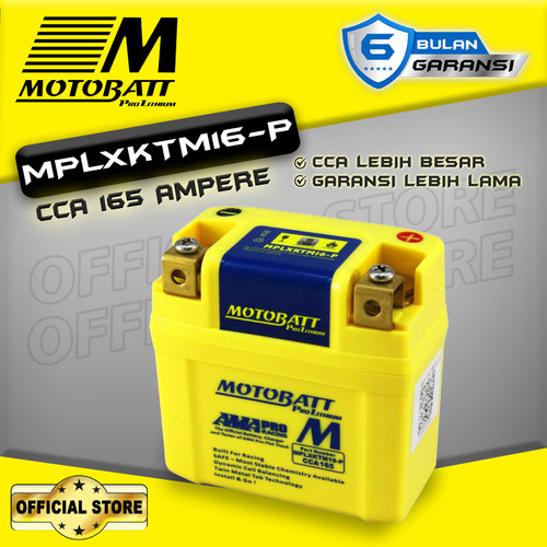 Motobatt Pro Lithium MPLXKTM 16 - P (Garansi 6 Bulan)