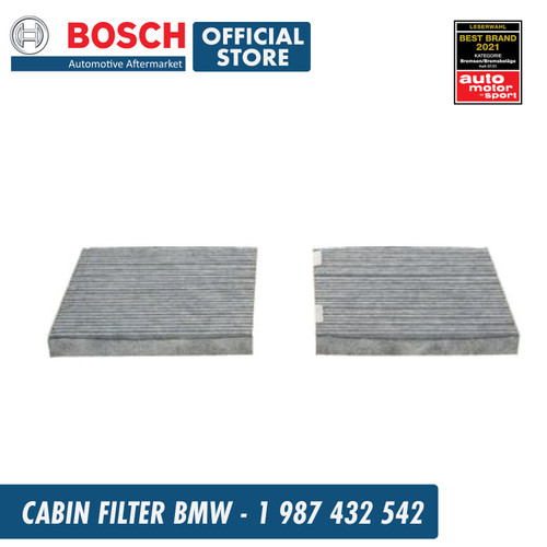 BOSCH Filter Cabin (Carbon) for BMW  SET - 1987432542