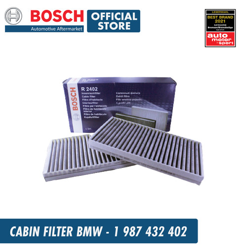 BOSCH Filter Cabin (Carbon) for BMW - 1987432402