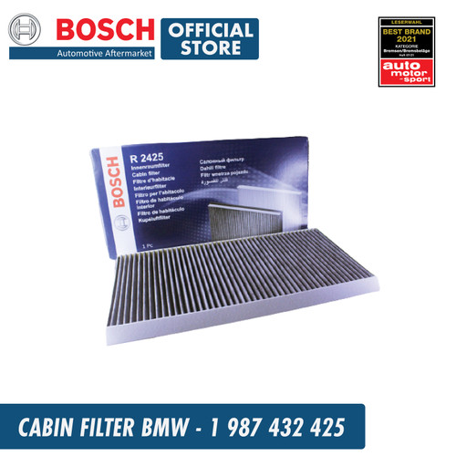 BOSCH Filter Cabin (Carbon) for BMW - 1987432425