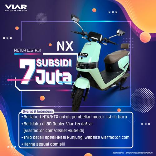 [EZM.1150093] Sepeda Motor Listrik Viar NX Subsidi Pemerintah 7 juta