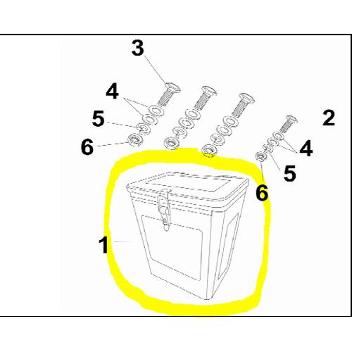 [EZM.1150096] Tool Box Viar Karya 300 cc