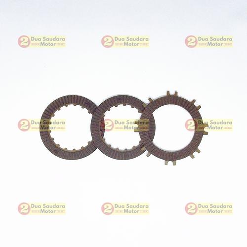 [EZM.1150238] Kampas Kopling Viar Karya Bit 100 cc Matic / Disk Clutch Friction Set