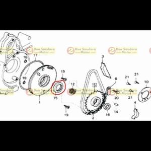 [EZM.1150274] Oil Seal Sil 30x42x4,5 Roda Tiga Viar Karya Bit 100 cc Matic