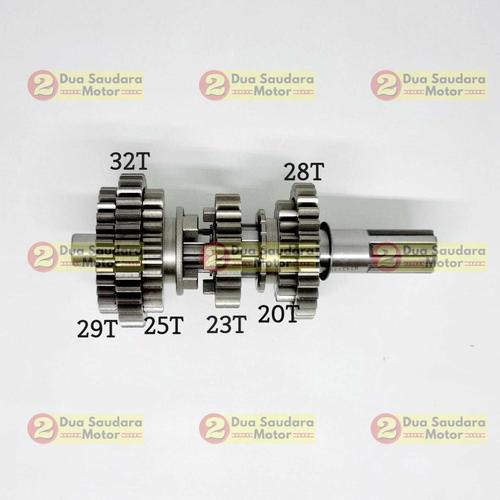 [EZM.1150913] Gigi Transmisi Counter Gear Assy Viar Karya 150 200 cc Radiator New 2