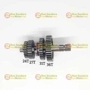 [EZM.1150762] Gigi Transmisi Counter Shaft Set Viar Karya Bit 100 cc