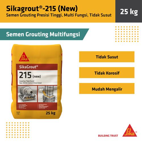 [EZM.6700008] Sika Sikagrout 215 New Semen Grouting Beton Concrete Pondasi 25kg