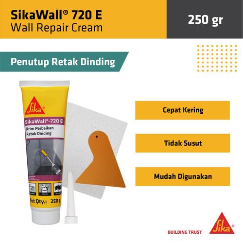 [EZM.6700016] SikaWall 720E Repair Cream Dempul Perbaikan Tambal Dinding Retak