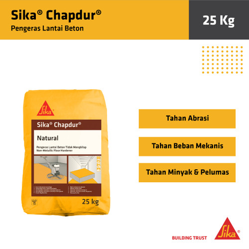 [EZM.6700022] Sika Chapdur Natural Pengeras Lantai Beton Floor Hardener 25Kg