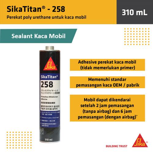[EZM.6700024] Sika Titan Sikaflex 258 black Perekat Lem Kaca Mobil 310ml