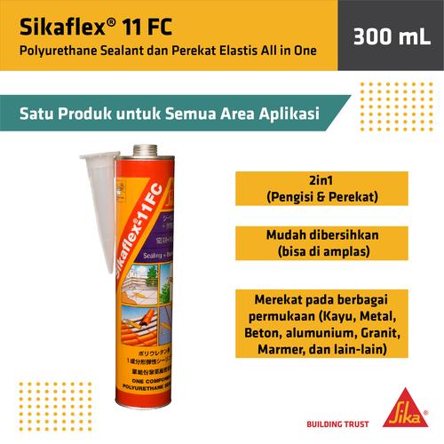 [EZM.6700030] Sikaflex 11 FC Sealant Pengisi Celah Beton Jendela PU 310 ml