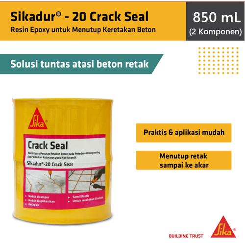 [EZM.6700054] Sikadur20 CrackSeal Epoxy Tambal Retak Dak Lantai Beton 850ml