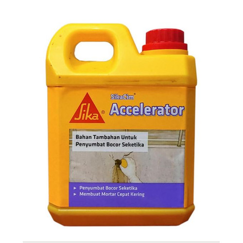 [EZM.6700062] Sikacim Accelerator Aditif Sumbat Beton Bocor Cepat Keras 900ml